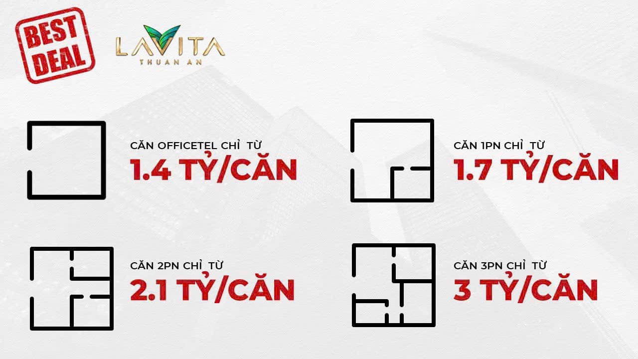 Lavita Thuan An - dự án căn hộ đắt giá liền kề Aeon Bình Dương chỉ từ 1,4 tỷ