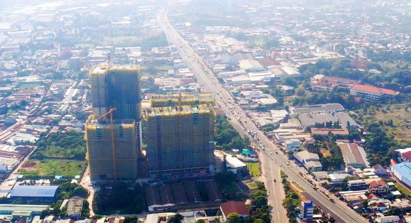 Lavita Thuan An tọa lạc vị trí đắc địa ngay mũi tàu đường Nguyễn Thị Minh Khai và Quốc lộ 13